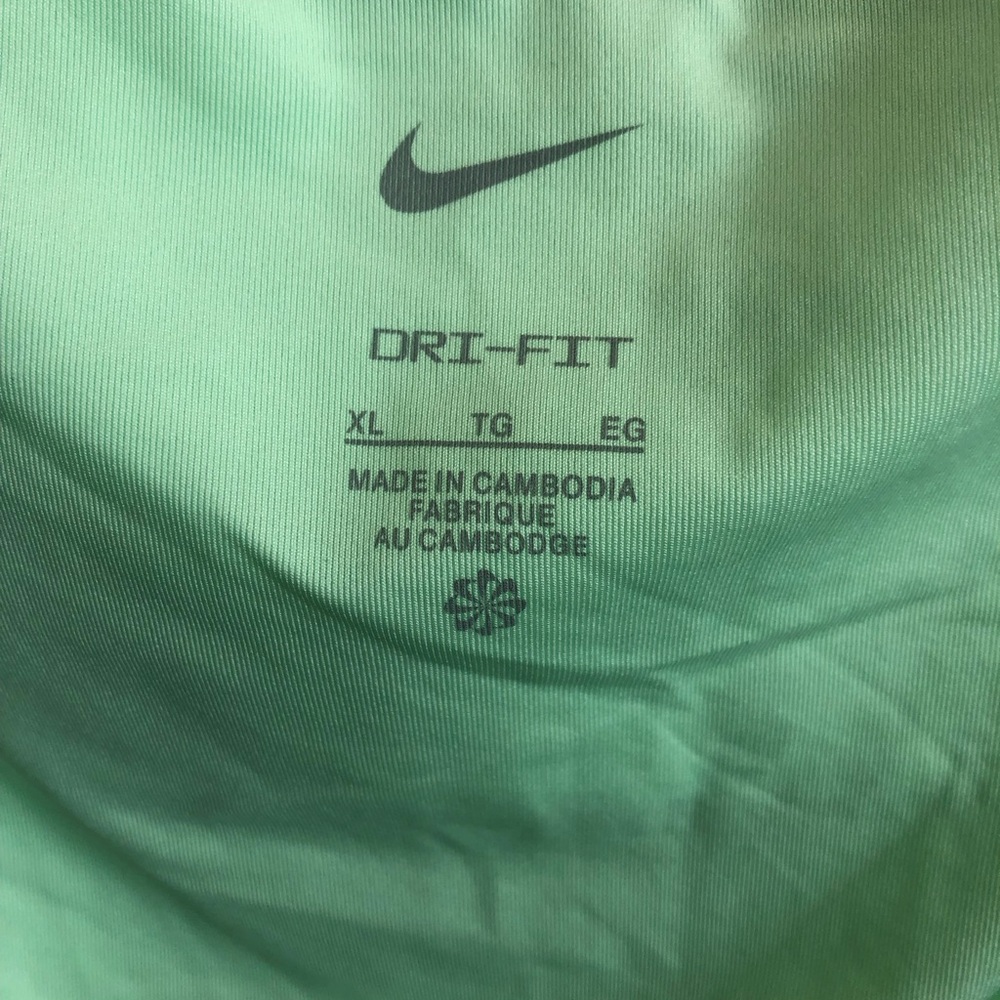 Nike Mint Green Running Shorts - Picture 6 of 7